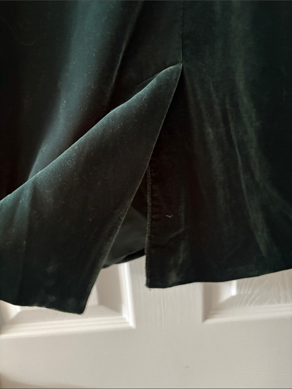Old Navy Holiday Green Velvet Oversized Party Blazer - Picture 4 of 11